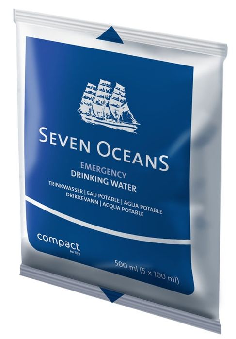 Seven OceanS ® Emergency Drinking Water - Dricksvatten med lång hållbarhet - 30x500ml